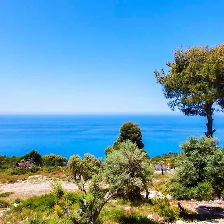 Villa Mirtes With Breathtaking Sea View,close To Porto Katsiki And Egremni Pondi