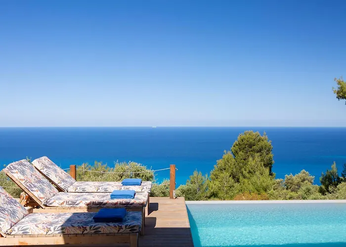 Mirtes With Breathtaking Sea View,close To Porto Katsiki And Egremni Villa